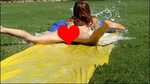 The best hand picked Hot Girls On Water Slides! Bikini Slips